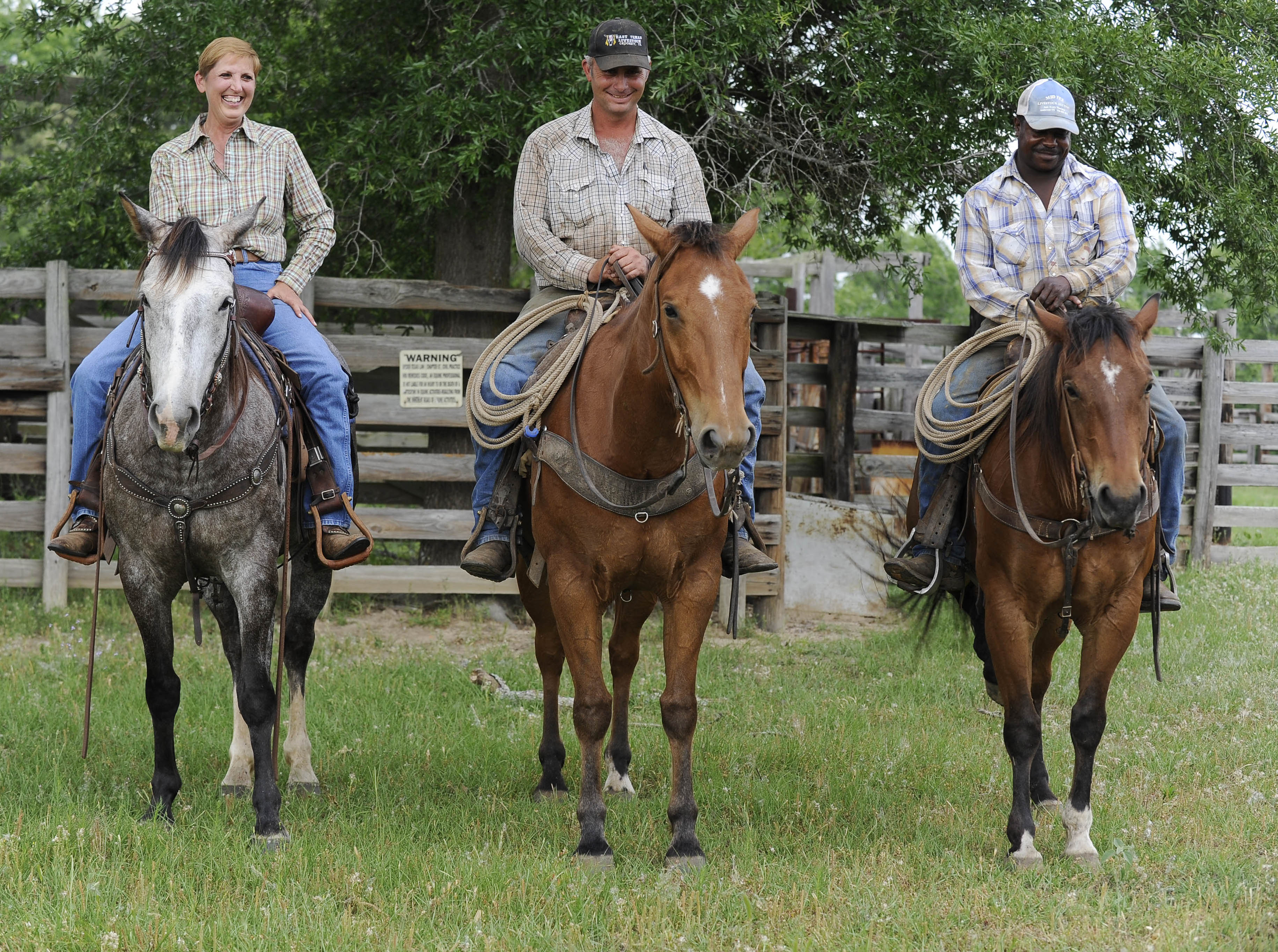 3 Cowboys on Ranch
